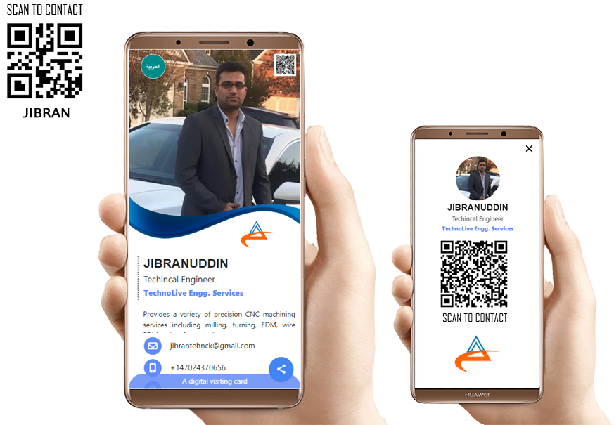 NFE / QRcode Visiting Card Live Arabic